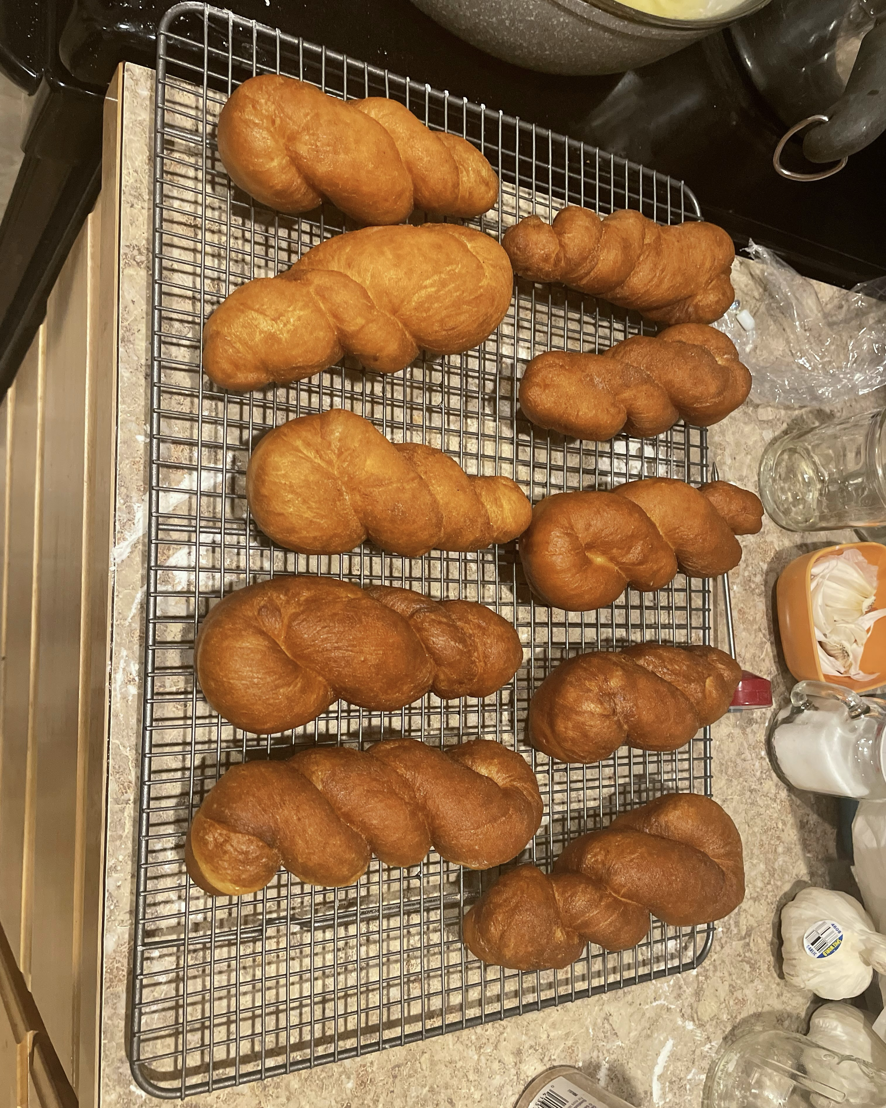 Korean Twisted Donuts